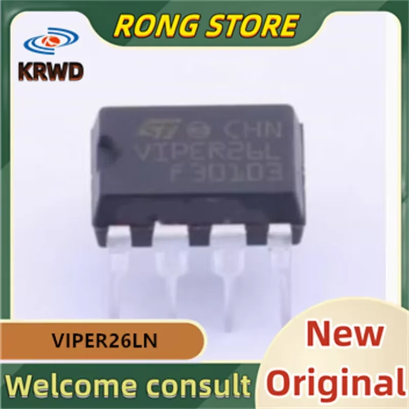 10 قطعة VIPER26L رقاقة جديدة ومبتكرة IC DIP7 VIPER26LN VIPER26 VIPE26