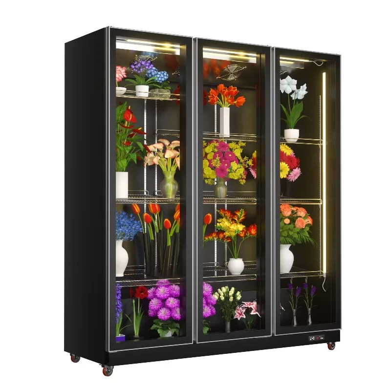 Flower Display Refrigerator Display Freezers Refrigerator Refrigerated Display Cabinets Used Flower Fridge shi