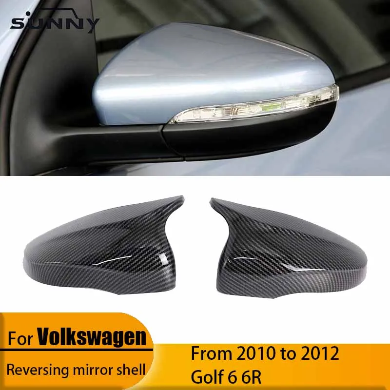 

Suitable for 2011-2015 Volkswagen Golf 6 6R GTI Bullhorn Reversing Mirror Housing Mirror Housing Baked Carbon Fibre Rear View Mi