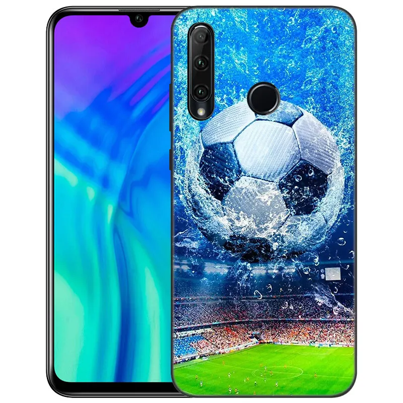 Fire Football Soccer Ball Phone Case For Huawei Honor 7A 8A 9X 20 Pro 8 10X Lite 9A 8C 9C 20E 7S 8S 20S 8X 10i 20i 30i Cover