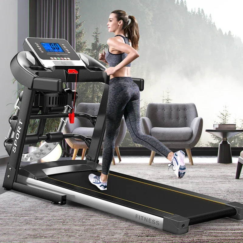 Folding  Treadmill 3.5 Blue Led Single or Multi Function Commercial Treadmill