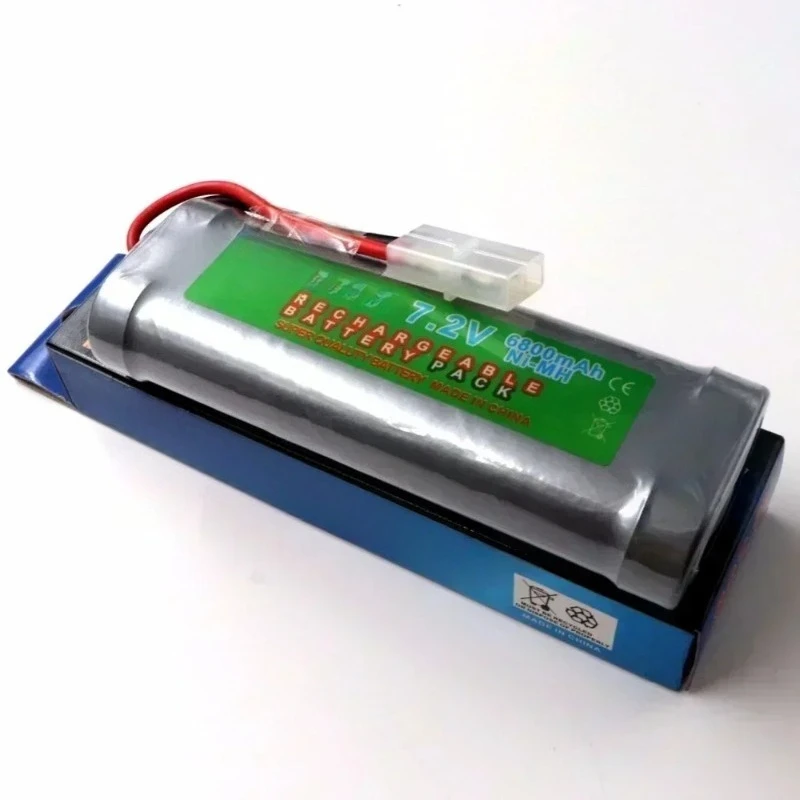 6800mAh 7.2V For RC Cars Helicopters & Drones Long Lasting NiMh Battery