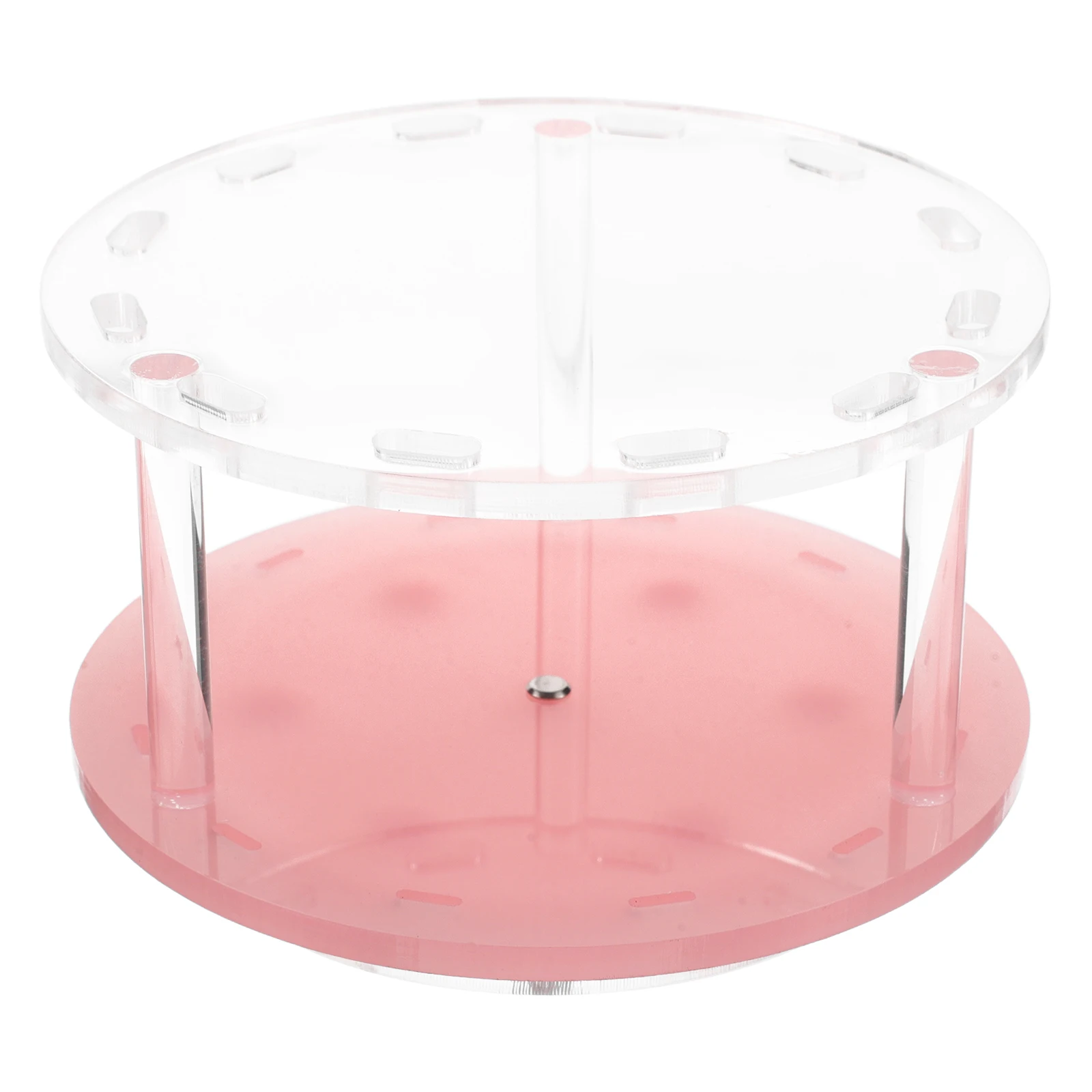 

Eyelash Tweezer Holder Acrylic 12 Hole Rotating Makeup Organizer Shelf Stand Display Storage Solution Plastic Beauty Tool