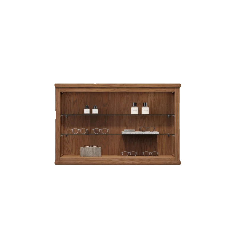 Jewelry and silver jewelry collection glass multi-functional boutique display wall-mounted compartment shelf