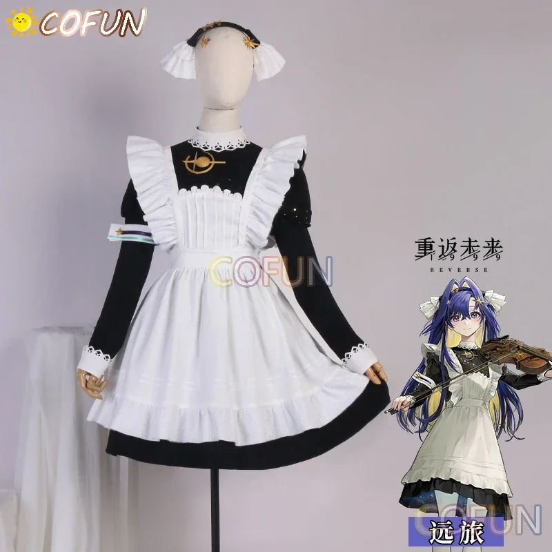 COFUN Reverse:1999 Voyager Cosplay Costume Halloween Outfits Game Clothing Women Maid Clothes