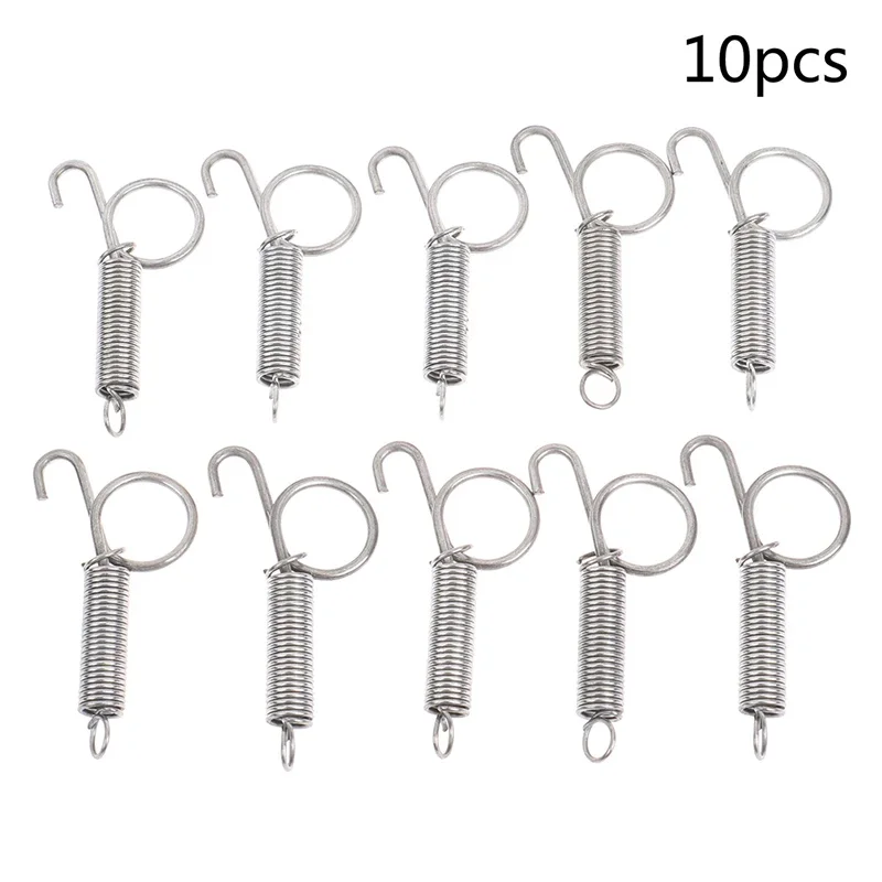 Multipurpose Spring Animal Cage Latches Lock Spring Rabbit Cage Door Tension Spring with Hook view 2