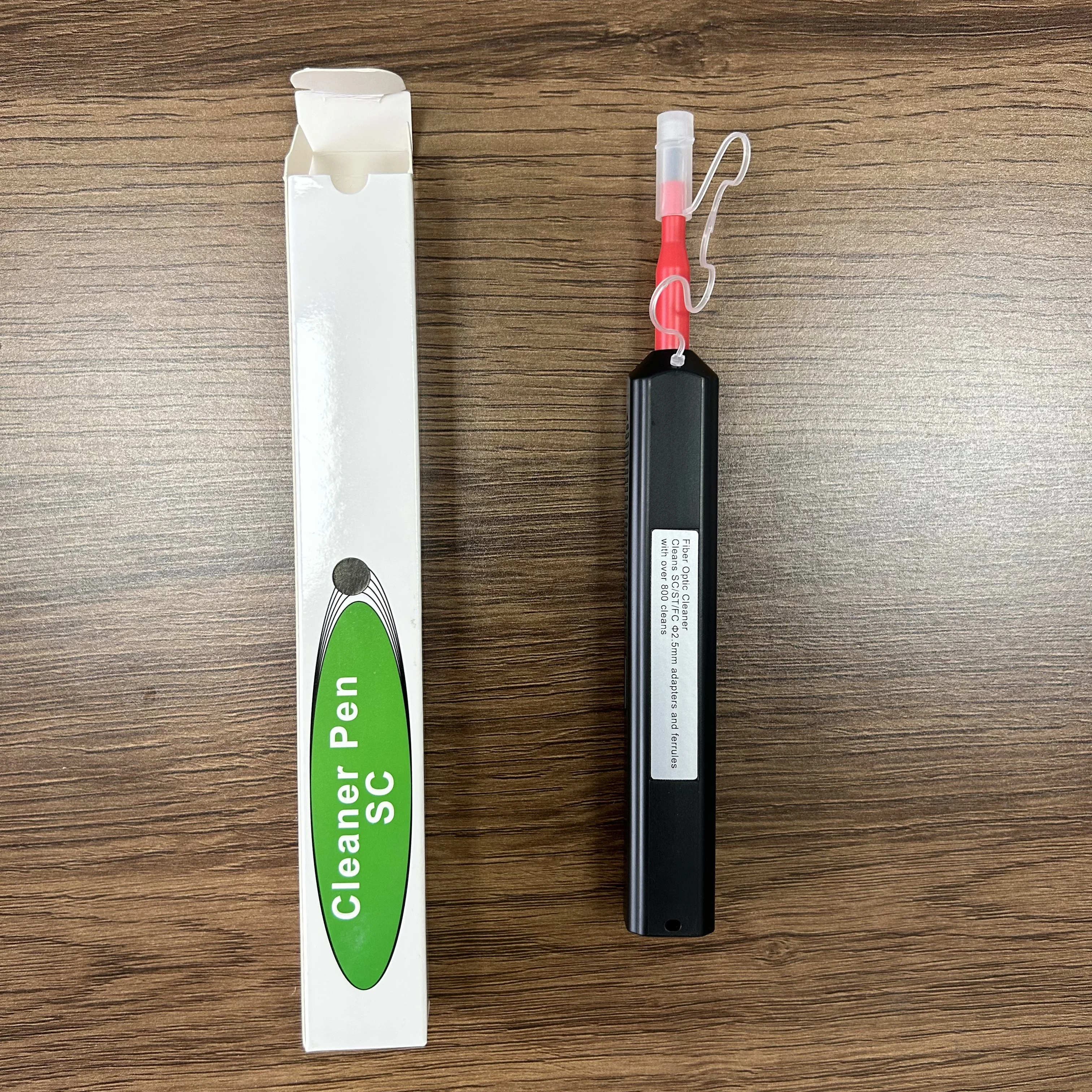 

Black FTTH Optical Fiber Connector Cleaner SC/FC/ST/ 2.5mm Fiber Optic Cleaning Pen LC/MU 1.25mm Fiber Cleaner Tool