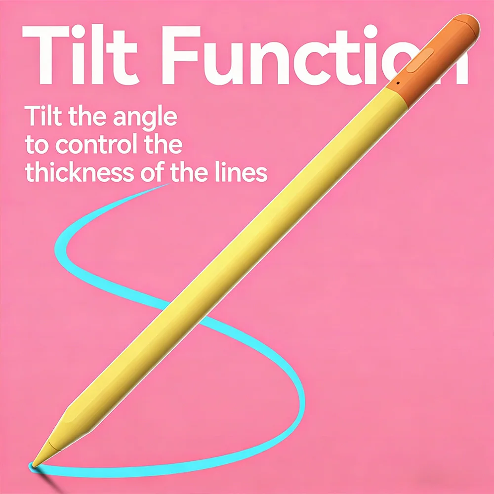 Dedicated Stylus Pen with LED Power Indicator Macaron Colors Capacitive Screen Touch Pen For iPad Apple Tablet