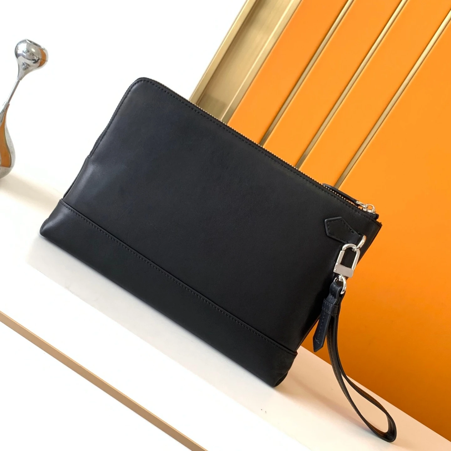 

1167 Handmade Leather Clutch Bags Luxury Brand Men's Bags Holiday Gifts Business Briefcase Soft Top-Grain Cowhide Casual Wallet