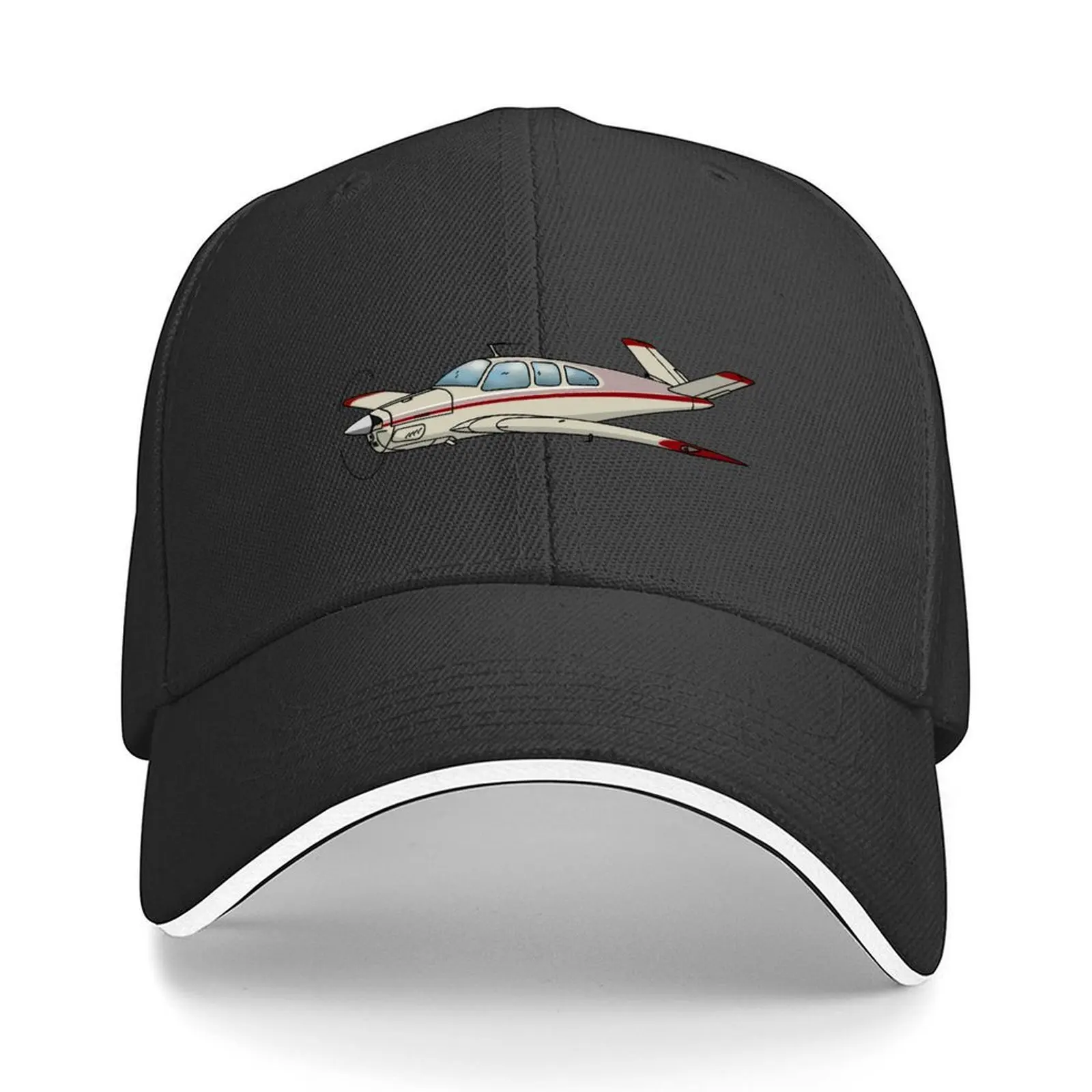 

V Tail Beechcraft Bonanza (Red) Baseball Cap Dropshipping sun caps Sun Cap fishing hat Elegant Women's Hats Men's