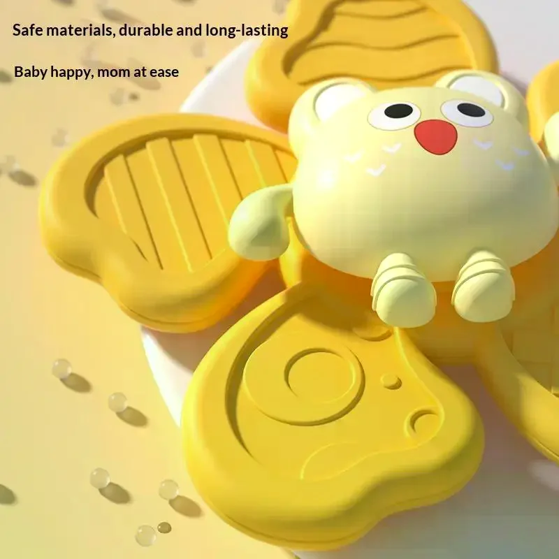 High Chair Toys Suction Cup Spinner Dining Table Rattles Fidget Educational Montessori Calming Travel Toy Gift Children
