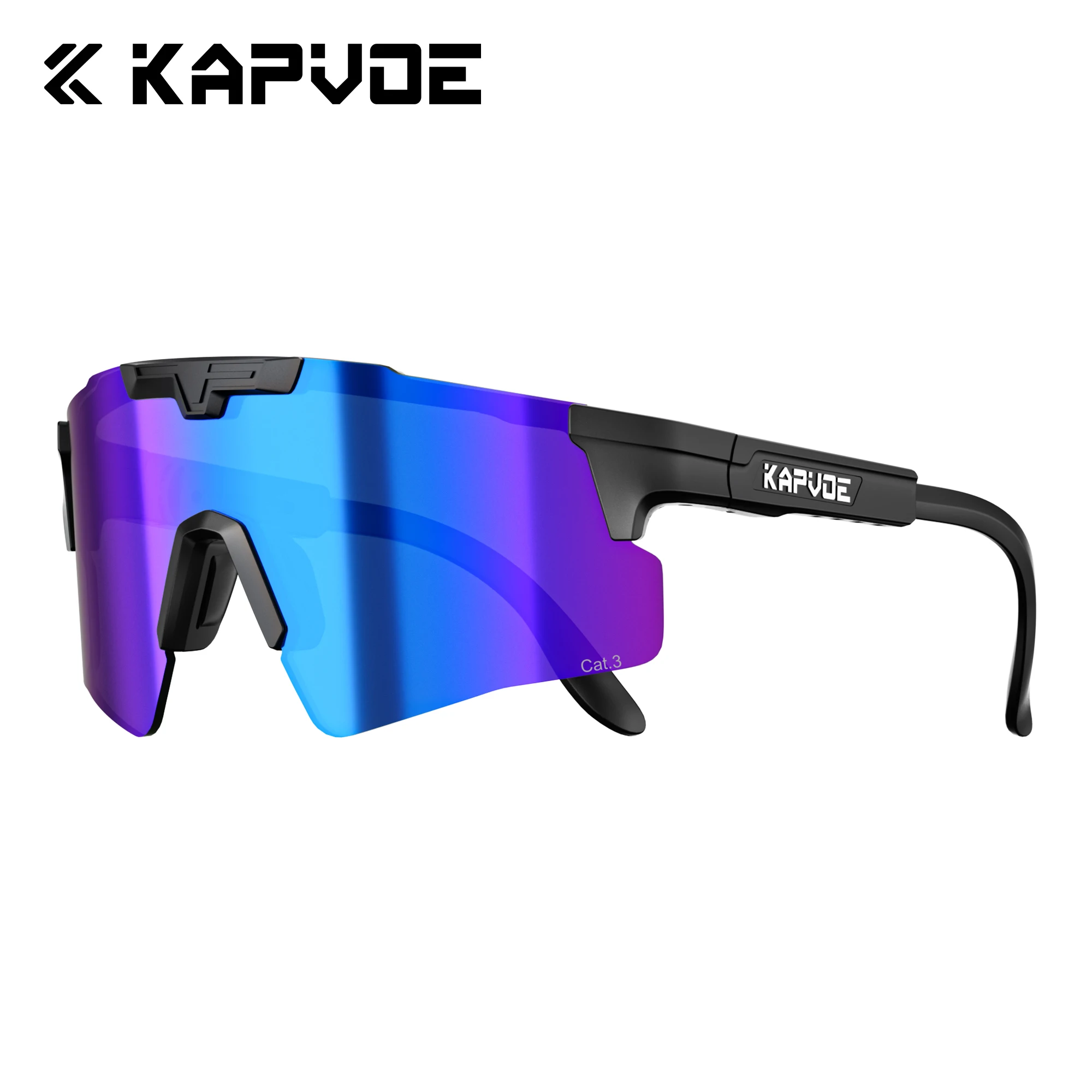 

Велосипедные очки KAPVOE UV400 для активного отдыха, походов, вождения, бега, повседневные спортивные солнцезащитные очки, очки для MTB и велосипедов
