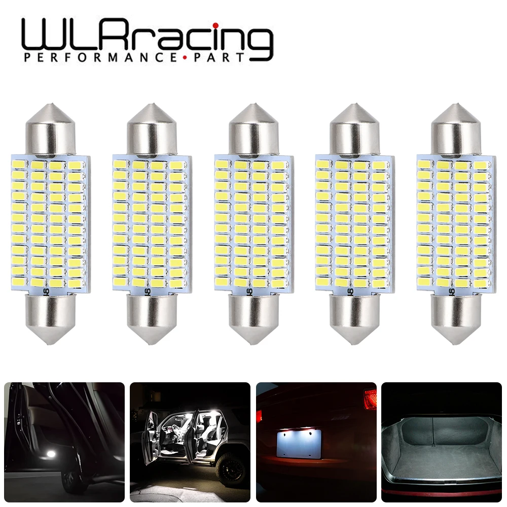 LED Bulb 41/42mm 578 569 211-2 212-2 White 6000K 3014Chipset 1PCS For Car Interior Map Dome Door Trunk Light