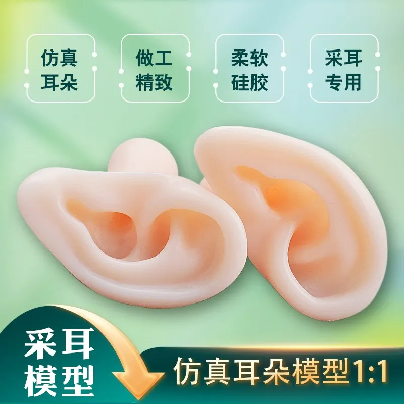 Tianyi  picking teaching model simulation human soft silicone ear picking  training long canal 1:1 false