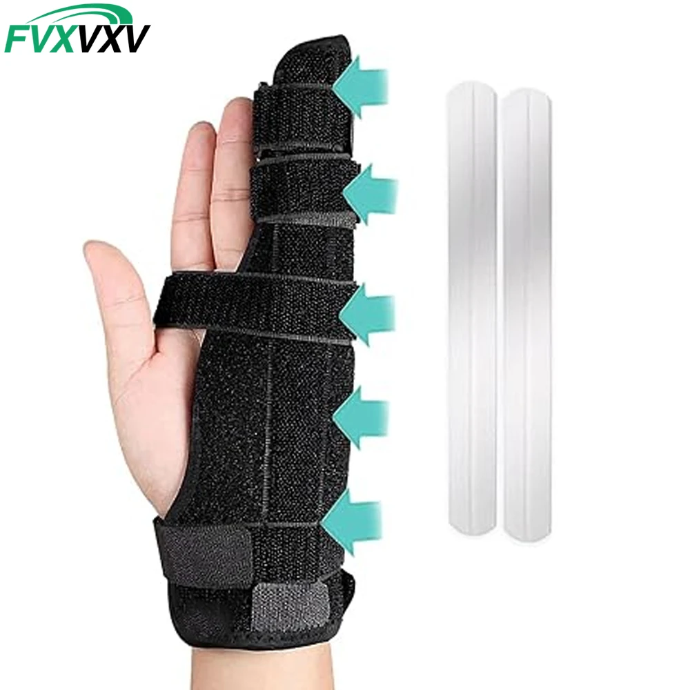 1PCS Boxer Finger Splint - Supports Pinky, Ring, Middle Metacarpals and Knuckles - Straightening for Trigger Finger, Injury, Fra