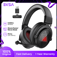 EKSA E900X 5.8G 3Gaming Wireless Headphone With Retractable Noise Cancelling Mic 7.1 Surround For PC PS4 PS5 Phone Switch Xbox