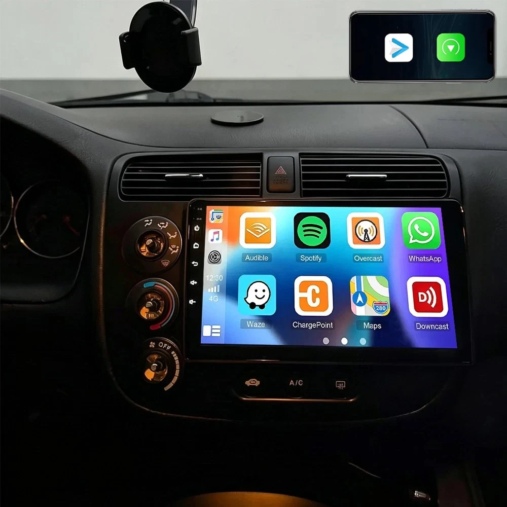 Android 16 Car Radio For Honda Civic 2000 - 2005 Car Multimedia Player GPS Navigation Carplay Auto Autoradio Head Unit Stereo