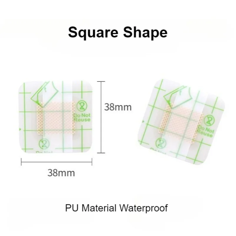 50 قطعة/المجموعة مقاوم للماء الفرقة المعونة تضميد الجروح التصحيح الشائكة الجص الإسعافات الأولية الجص لاصق الضمادات 72x19 مللي متر/38x38 مللي متر