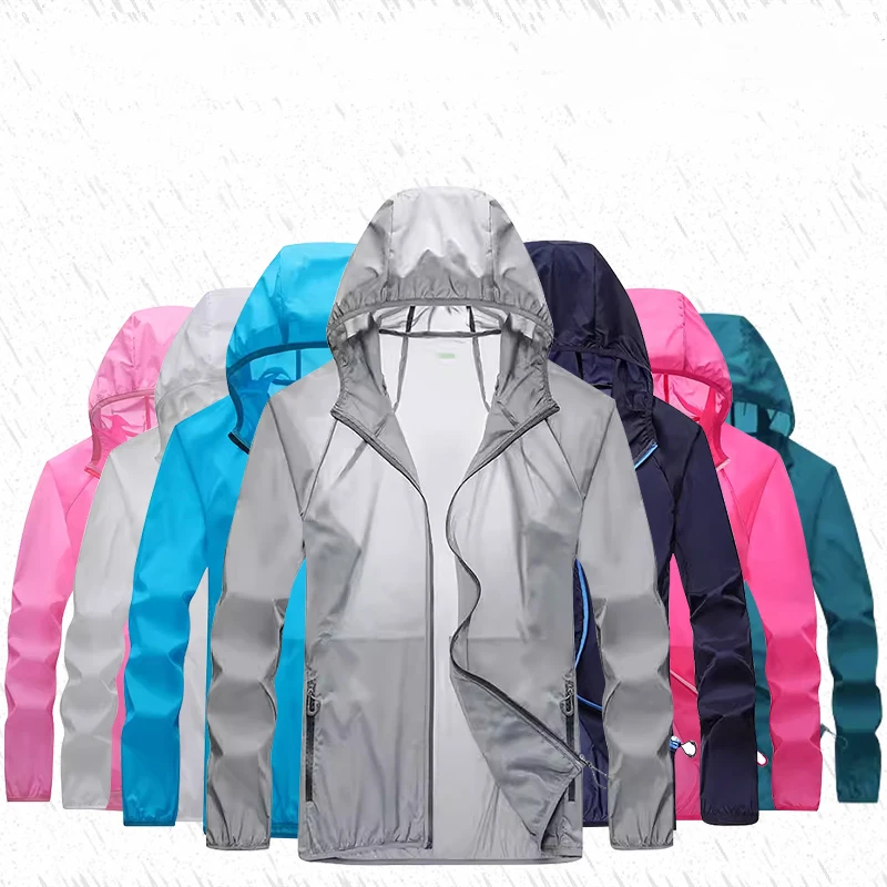 Golf Raincoat Rain Jacket Waterproof Lightweight Quick-Dry UV Sun Protection Breathable Outdoor Sports Men Women Golfing Apparel