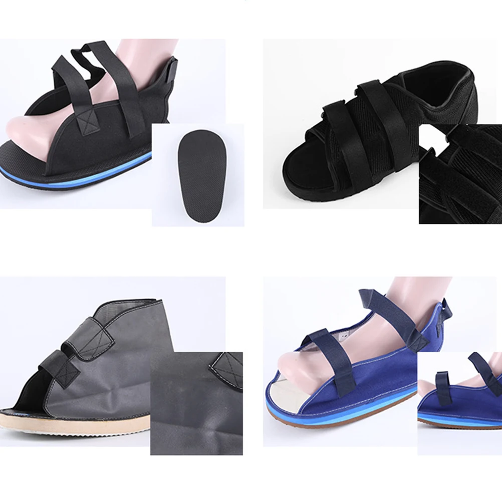 

Universal Plaster Shoes Walking Boot Foot Support Gypsum Recovery Footwear Men Women Metatarsal Protection Strong Sole Post