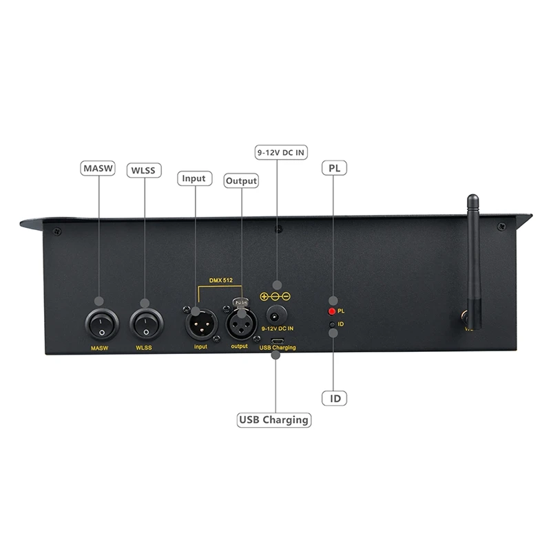 Wireless DMX 512 Console  192 Channel Light Controller With Rechargeable Receivers  For Live Concerts KTV Djs Clubs UK Plug