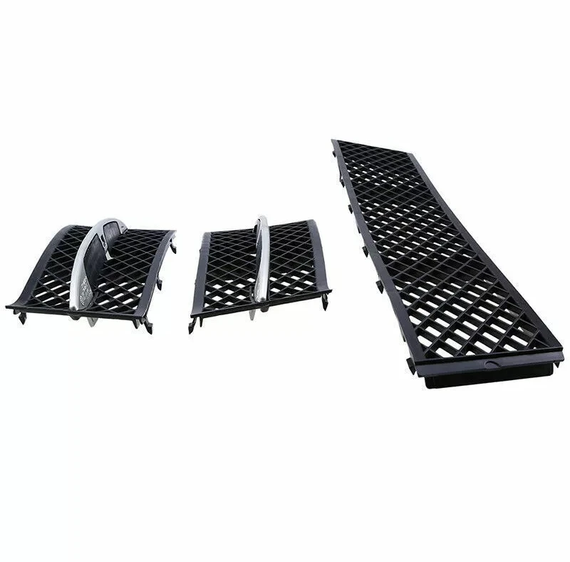 Suitable for 11-13 years BMW 5 Series F10 F18 front bar fog light frame under the grid fog light grille wind mesh