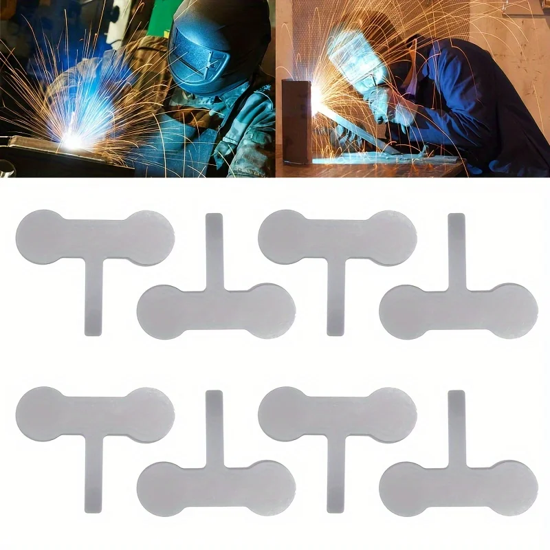 20 قطعة من شرائط الفولاذ المطلية بالنيكل على شكل حرف T لبطاريات 18650 - طبقة مزدوجة، متوافقة مع اللحام الفوري