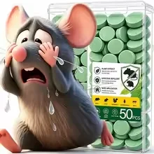 20 Powerful Rodent Repellent Pills Indoor Outdoor Rat Mice Roach Insect Natural Mint Pellets Mouse Traps Control Tool