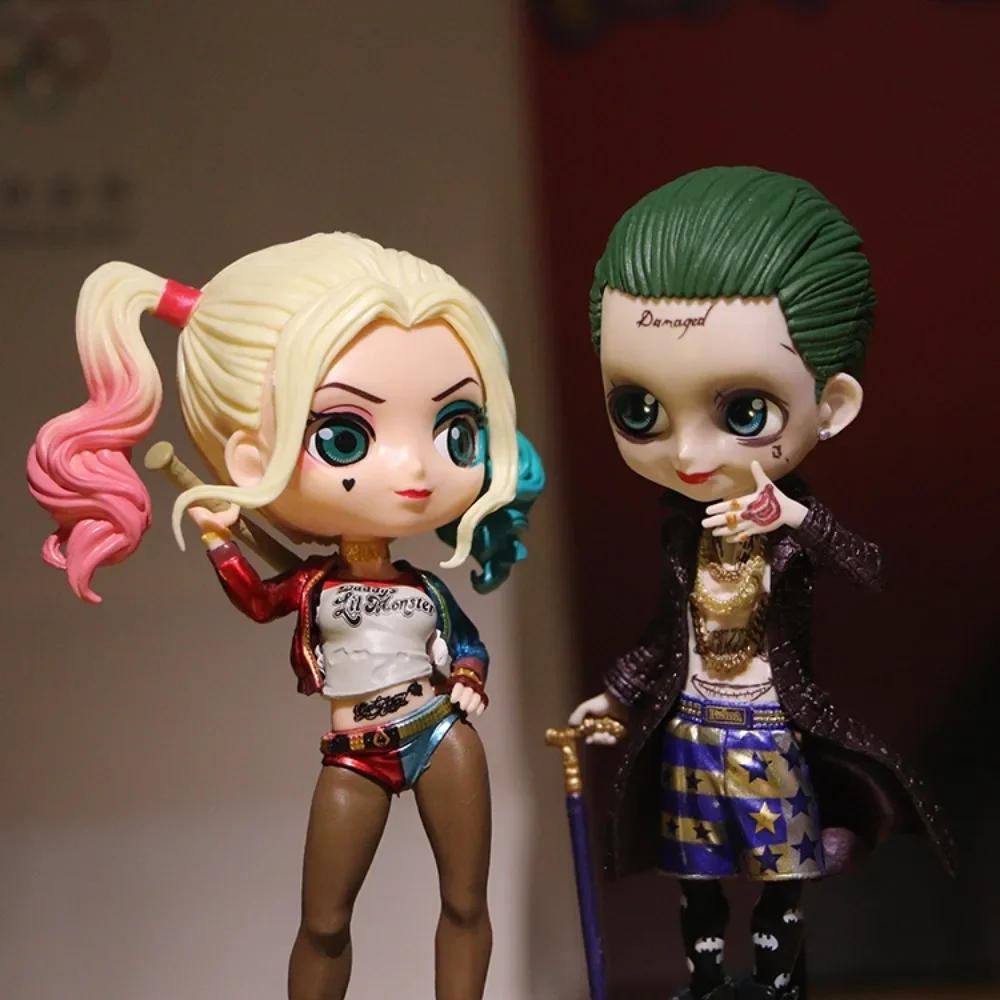 Suicide Squad  The Joker and Harley Quinn Action Figures Model Cool Ornament Dolls I Was Happy,Staring At The Stars Floating,