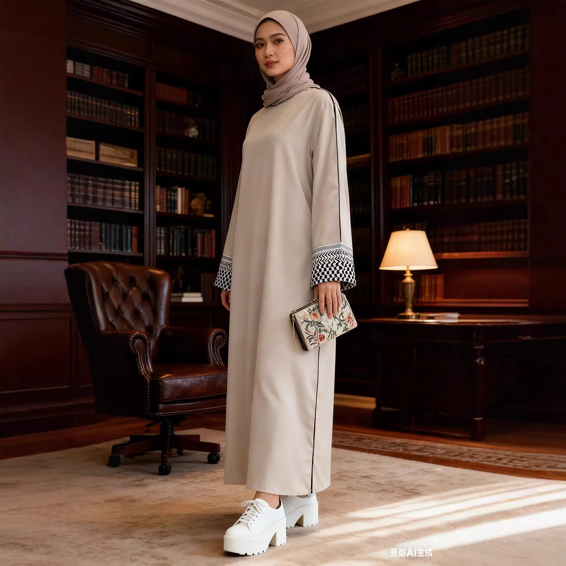 

Новейшая палестинская кефия, дубайская абайя, закрытая абайя для Рамадана, женское мусульманское платье из Дубая, скромная исламская одежда