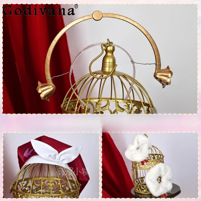 Abbigliamento da donna per giochi di ruolo per feste, parrucca dolce, uniformi eleganti di Halloween, set di abiti da strada con fiocco femminile