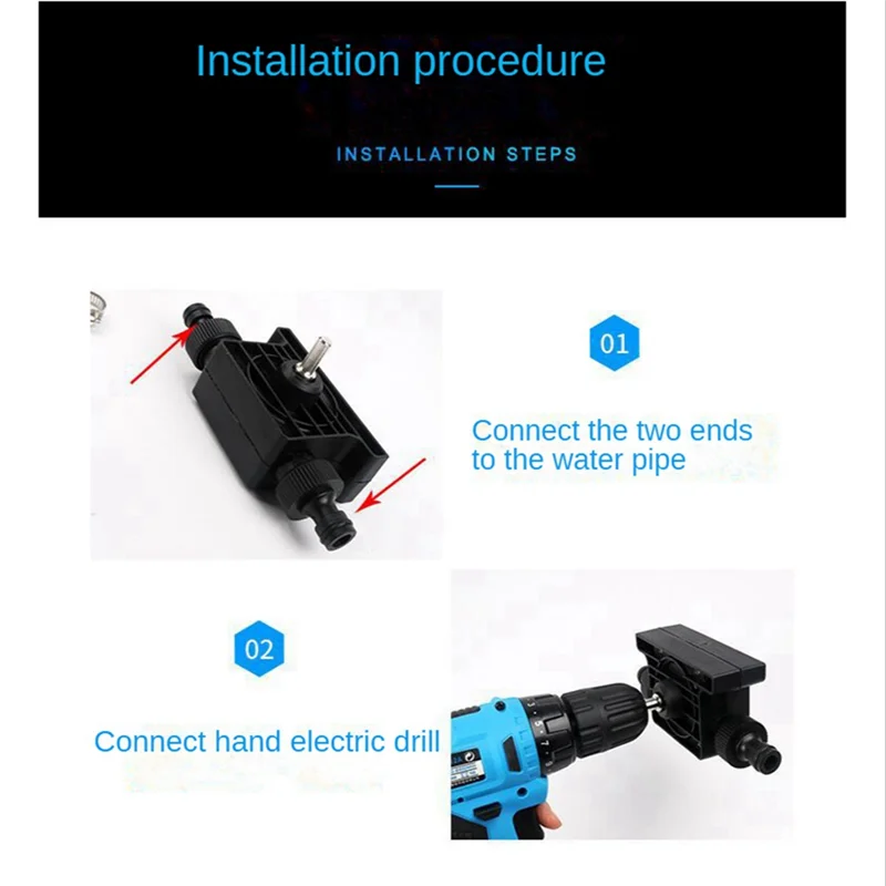 Mini pompe de forage électrique portative chaude pompe à eau auto-amorçante pour, huile, liquide, eau, Mini pompe de forage électrique