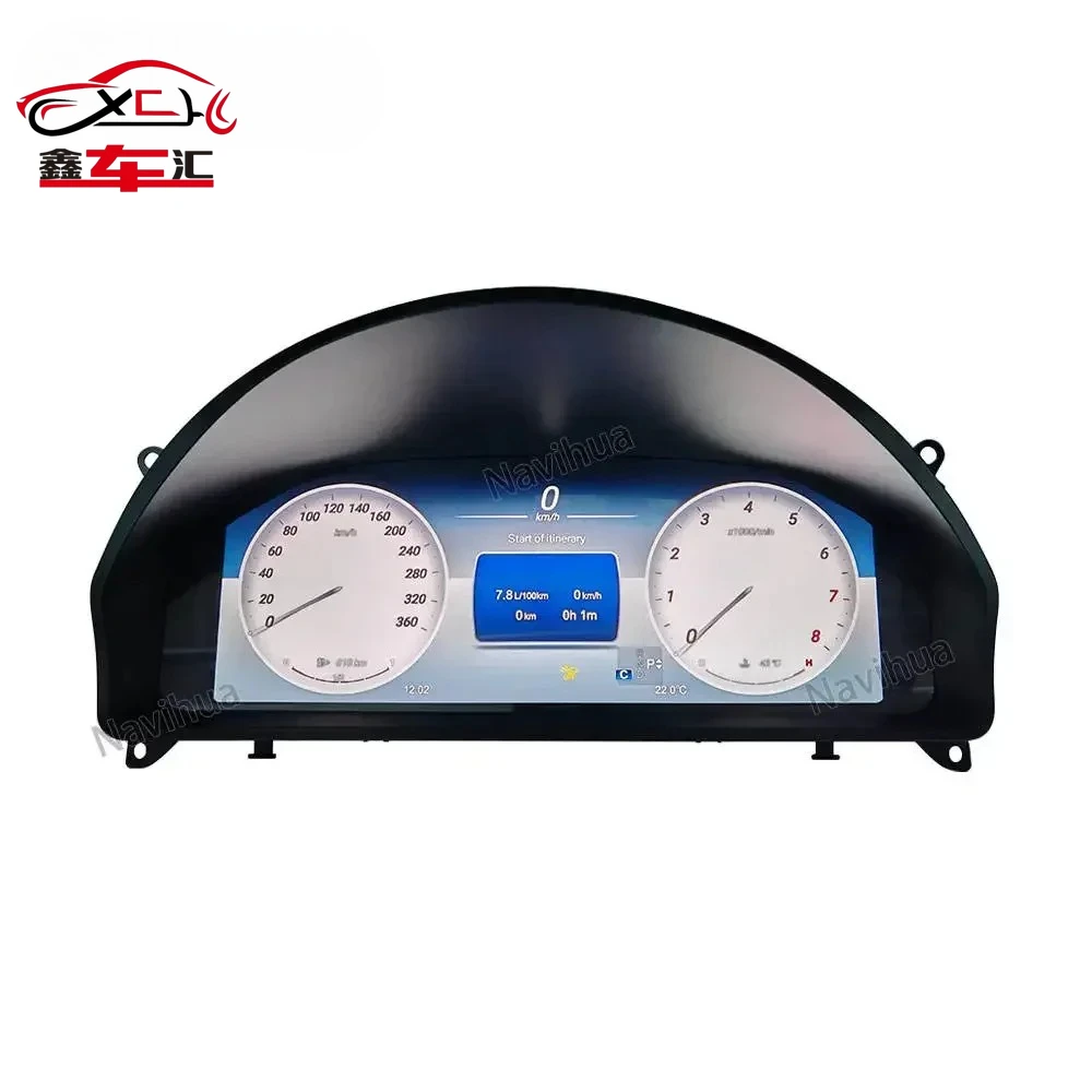 

NaviHua 12.3" Car Digital Cluster For Mercedes Benz GLK 2008 2015 LCD Dashboard Screen Auto Speedometer Virtual Cockpit Upgrade