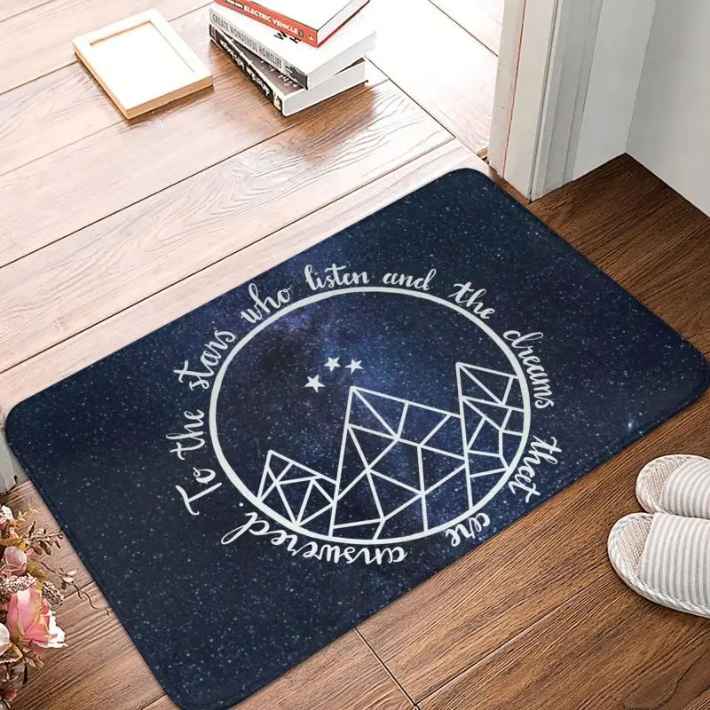 ACOTAR To The Stars Who Listen Doormat Anti-Slip Kitchen Bath Mat Sarah J.Maas ACOMAF Floor Door Entrance Carpet Bedroom  Rug