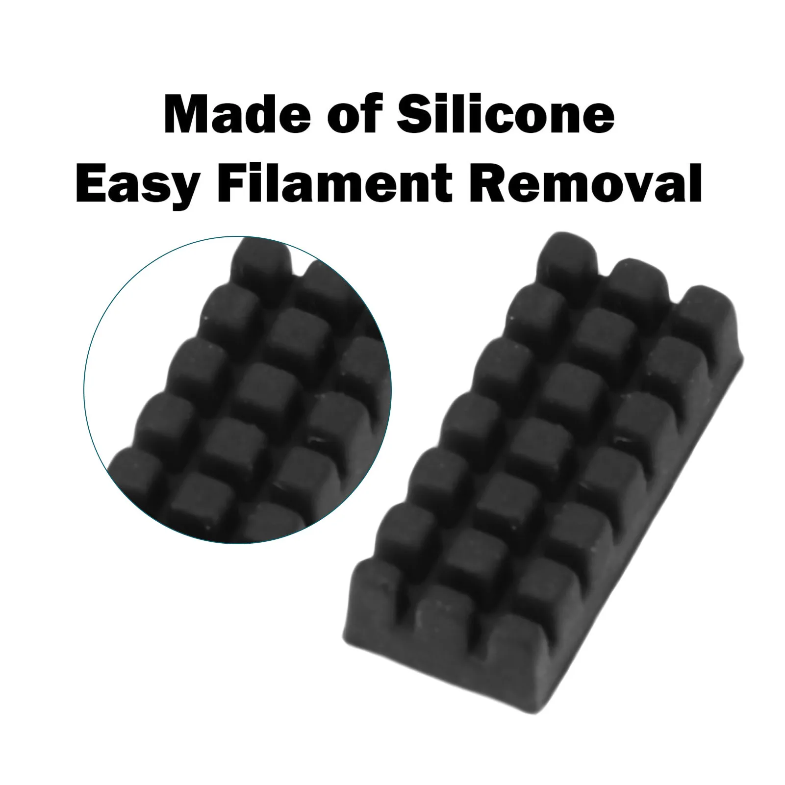 5er-Set 3D-Drucker-Silikonhülle, Düsenbürste, passend für Flashforge AD5X, Heizblock, Sockenhülse, Ersatzzubehör