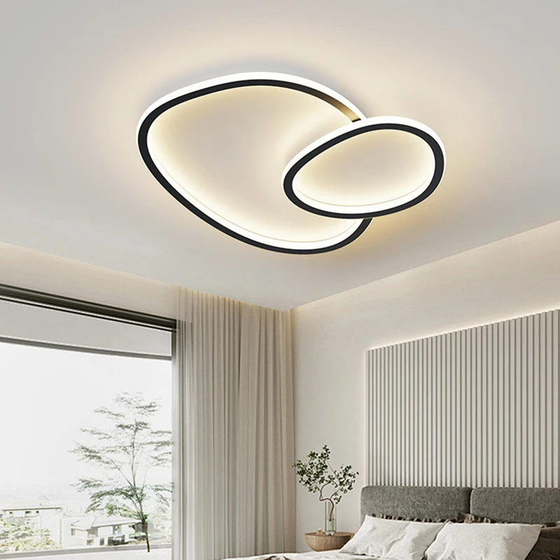 Creative Living Room Lights Modern Minimalist Smart Home Ultra-thin Bedroom Lamp Tmall Home Pebble Recessed Led Ceiling Light image 2