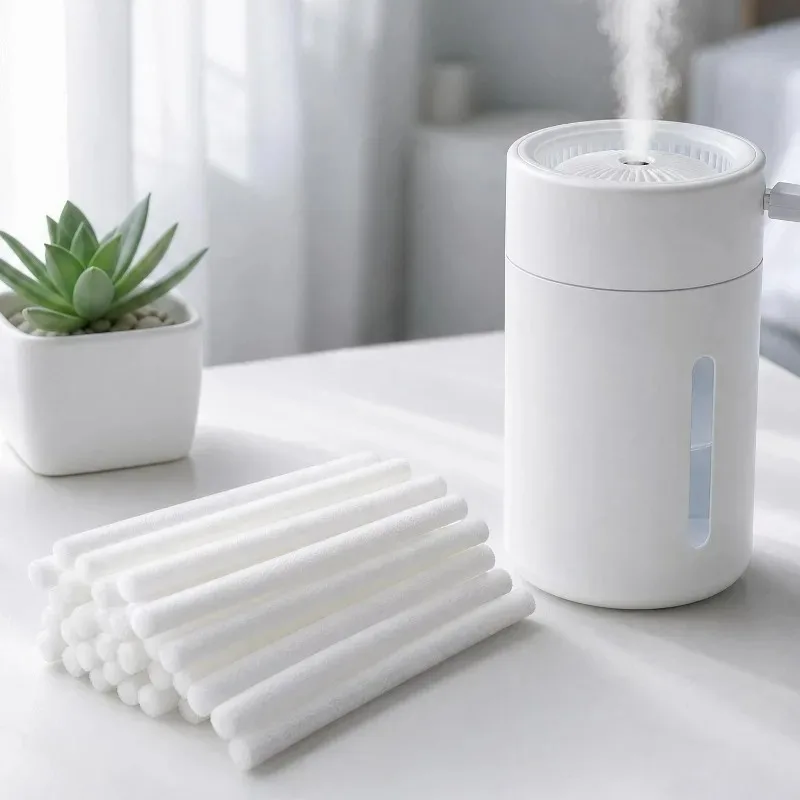 Replacement Humidifier Filter Cotton Swab Core Household Air Ultrasonic Humidifier Aroma Diffuser Cotton Sponge Stick 6/7mm/8mm