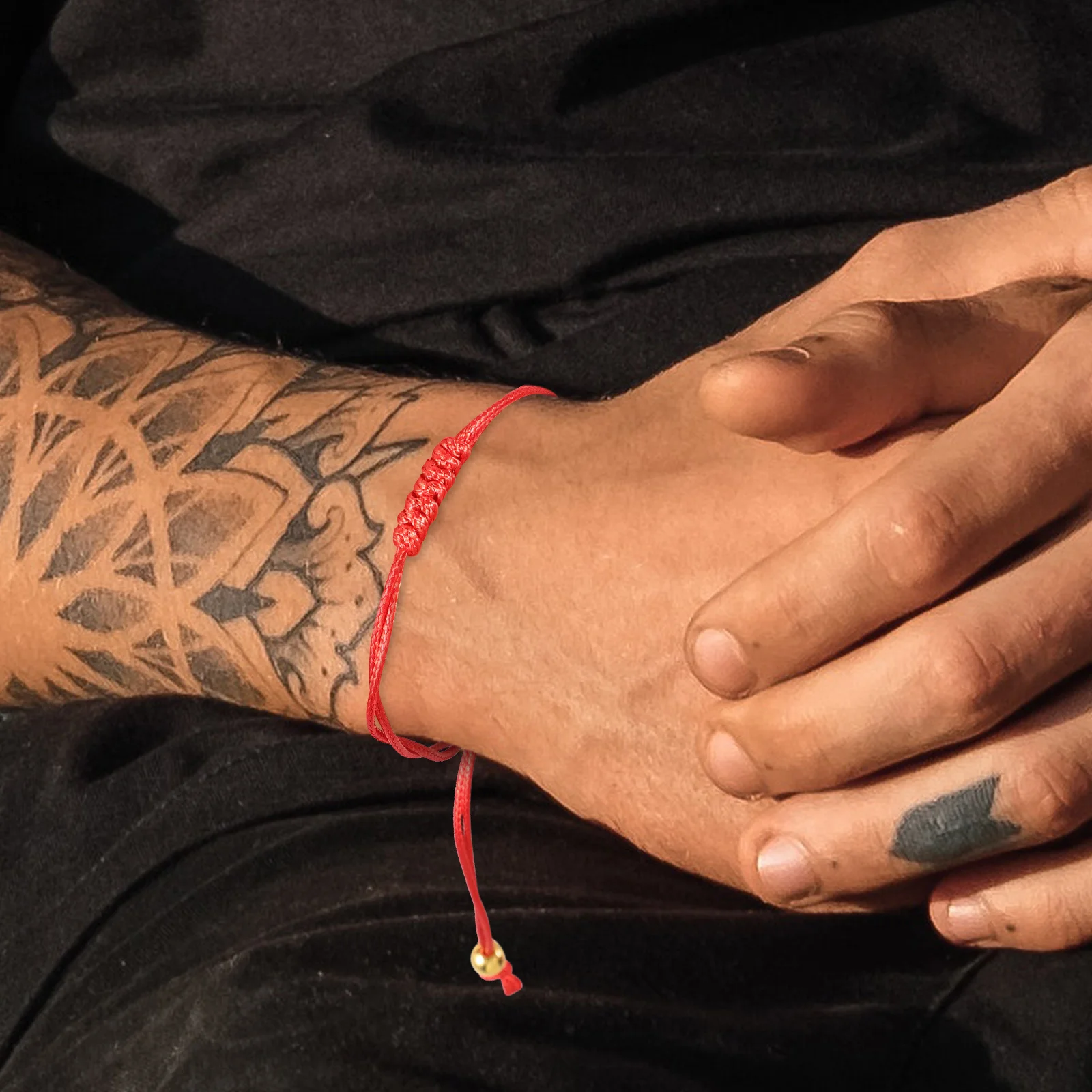 

7Pcs Red Rope Bracelets Adjustable String Bracelets for Women Men Protection Luck Wrist Decoration Red Rope Bracelet