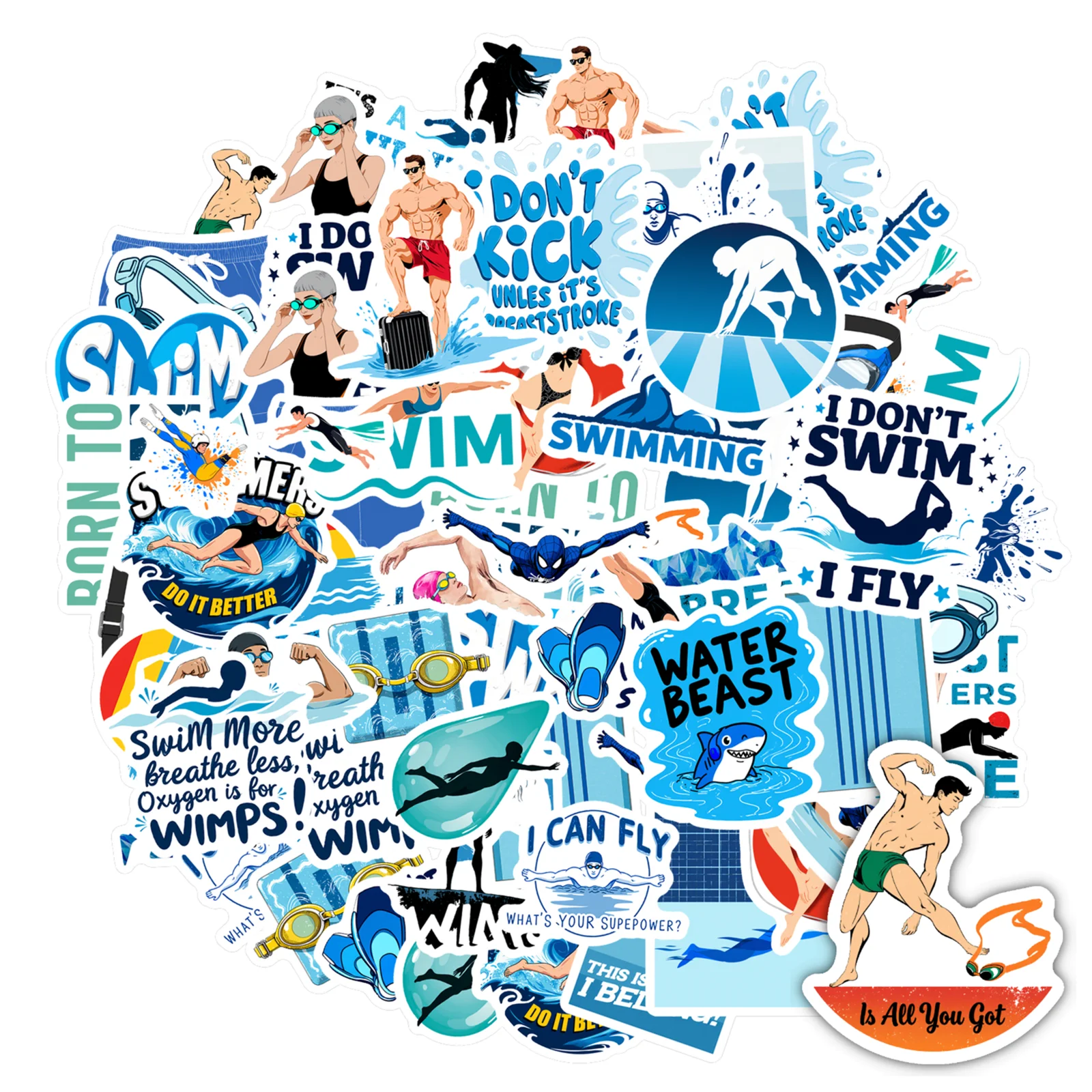 35-шт-50-шт-минималистичные-наклейки-для-водных-видов-спорта-синие-тона-очки-цитаты-канцелярские-наклейки-пловцы-наклейки-для-чемодана