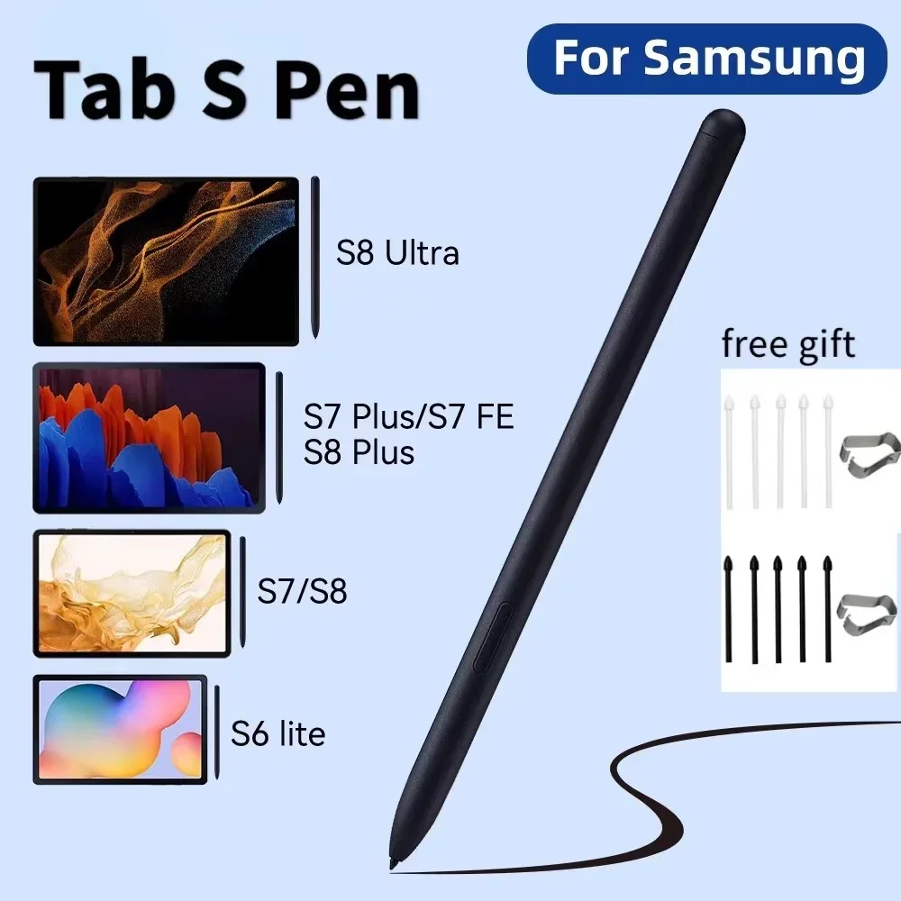 For Tablet Samsung Stylus S Pen for Tab S6Lite S7FE S7 S7Plus S8Touch Drawing Stylus touch pen (Without Bluetooth function)