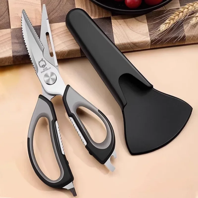 Heavy Duty kitchen scissors,super sharp chicken bone scissors,detachable,stainless steel versatilit scissors,kitchen accessories