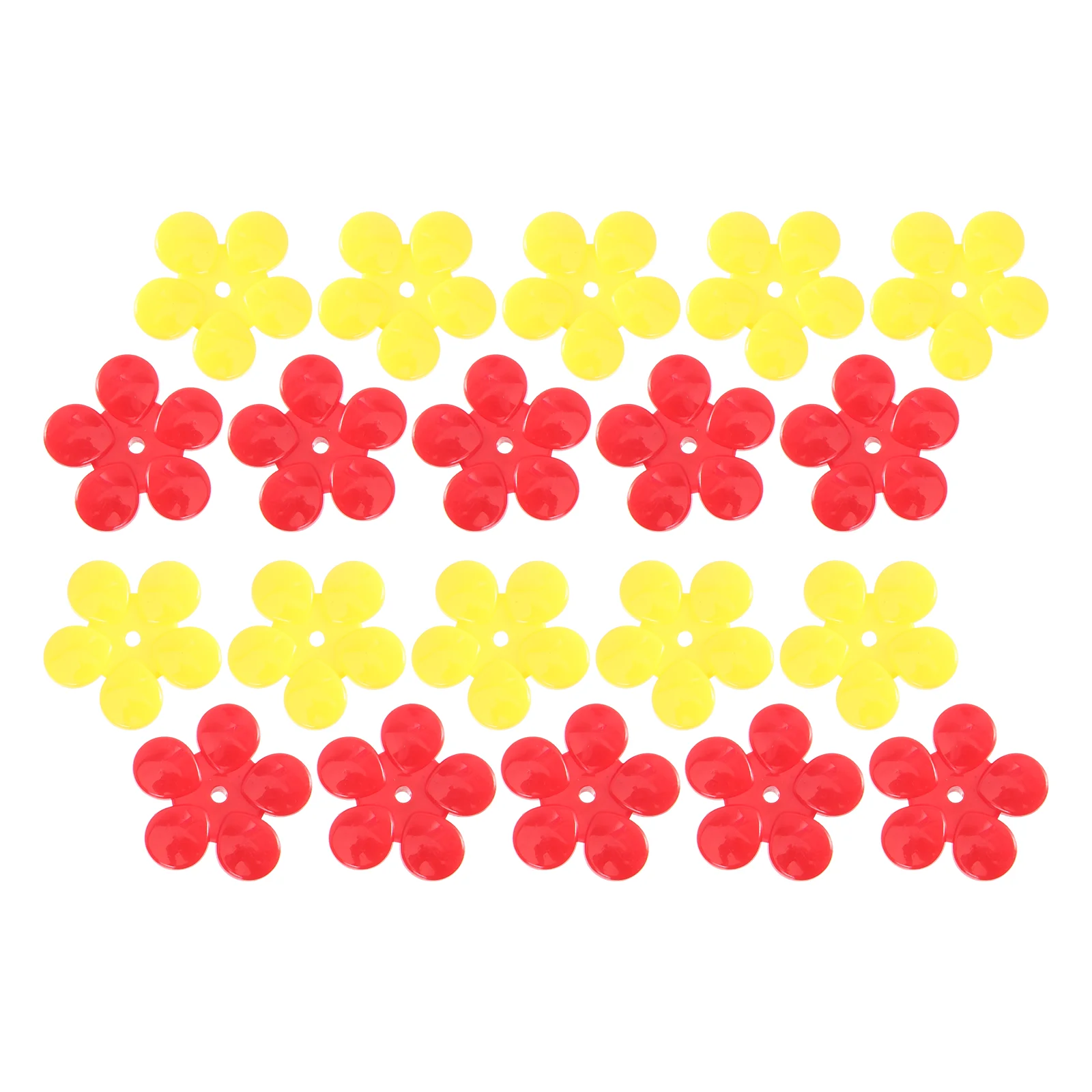 

20pcs Hummingbird Feeder Flowers Plastic Bird Food Dispensers Creative Bird Feeding Tools Replacement Flower Dispenser For