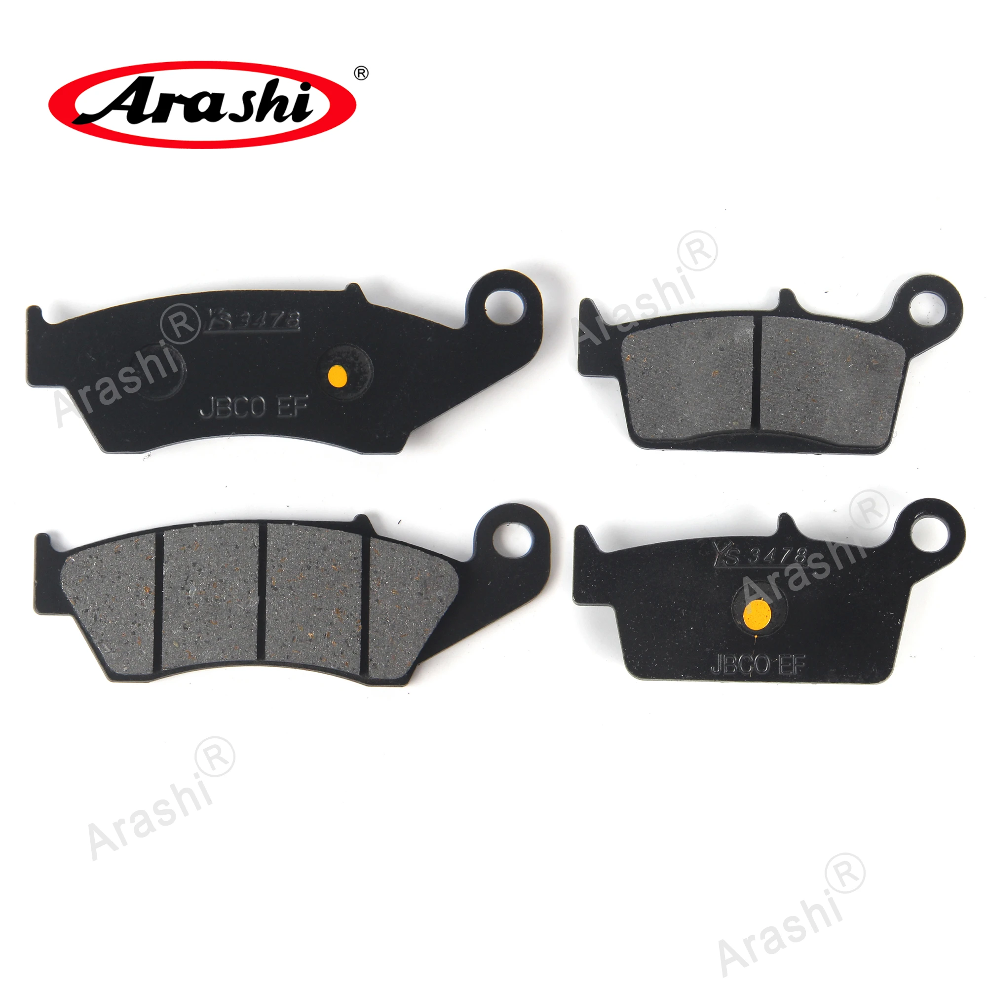 

Передние и задние тормозные колодки Arashi для HONDA CR250R 1997-2001/CR250RS 1995-1996/CRM250AR 1997-1998/XLR250R 1991