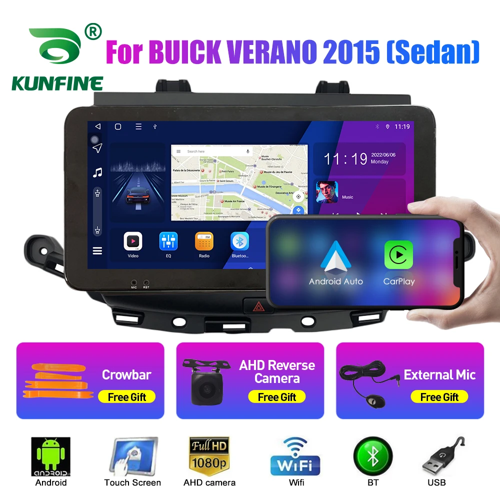 

10.33 Inch Car Radio For BUICK VERANO 2015 2Din Android Octa Core Car Stereo DVD GPS Navigation Player QLED Screen Carplay