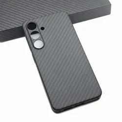 ZXKE True fiber Case For Samsung Galaxy S24 S24Plus S24FE Cover Light Thin High-strength Aramid Fiber Material Protective Shell