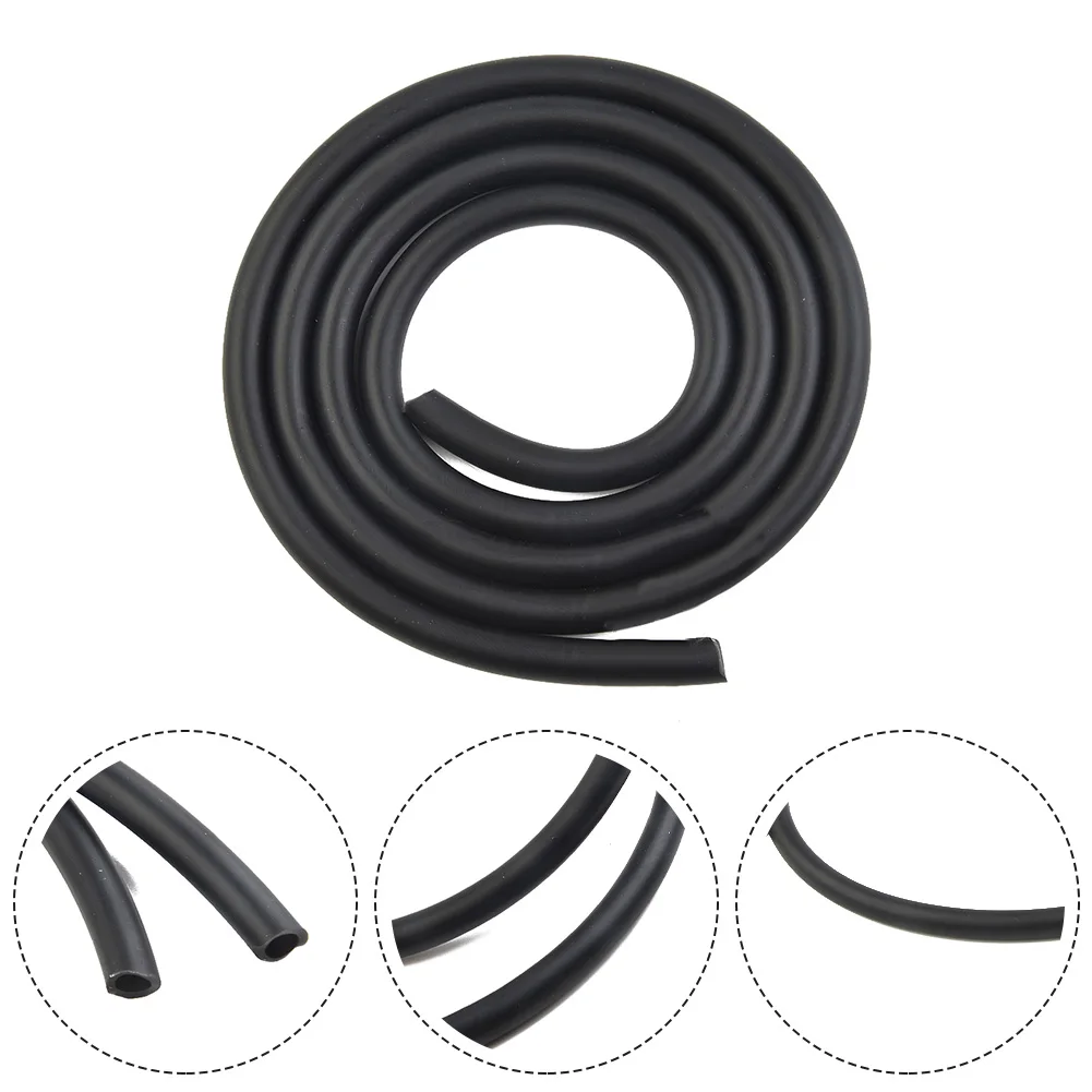 Mangueira Black Fuel Line para diesel, gasolina, água, motor, borracha, gasolina, borracha, tubulação de combustível, NBR, 5mm ID, 8mm, 1m