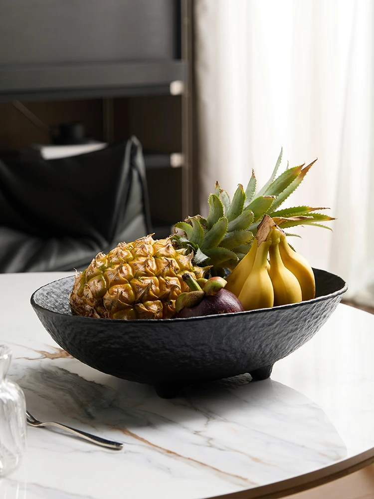 Mili Fengwu Fruit Plate Light Luxury High-end Ceramic Household Living Room Coffee Table Fruit Plate High Value Candy Plate