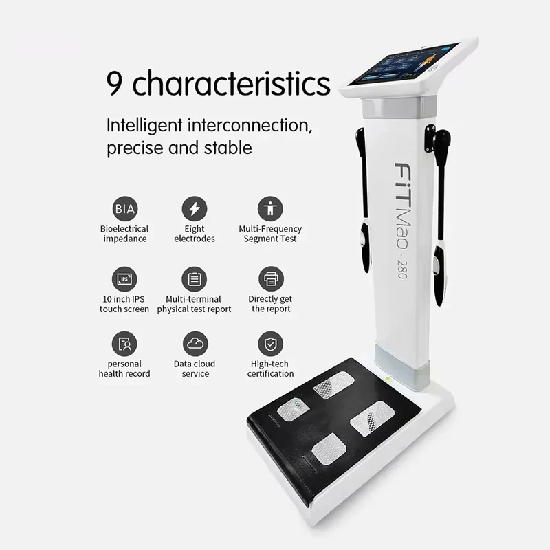 BMI BIA Body Composition Analyzer Body Fat Scale Measurement Health Data Analysis Segmented Electrical Impedance Analysis Device