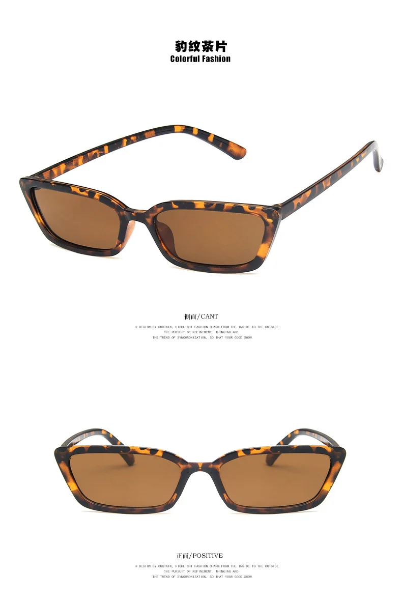Katzenaugen-Sonnenbrille für Damen Vintage Markendesigner Sonnenbrillen Kleine Rahmen Retro Damen Cateye Sonnenbrille UV400 – Detail 6