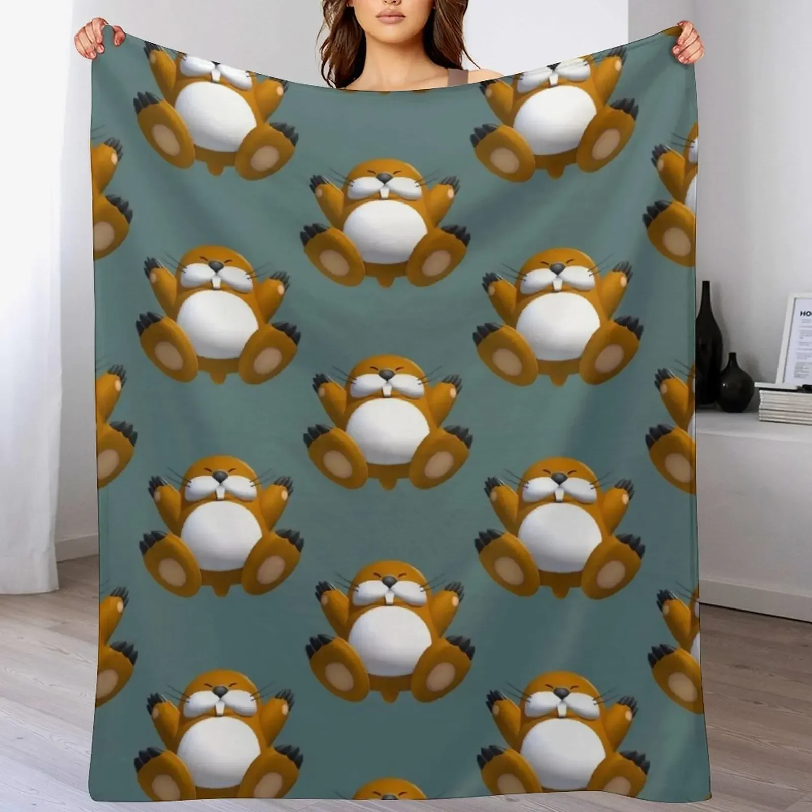 

New Monty Mole Throw Blanket Shaggy for babies Blankets